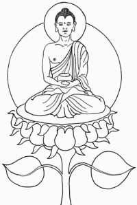 Image of Shakyamuni Buddha, the historical Buddha