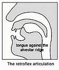 Retroflex articulation diagram Retroflex articulation diagram
